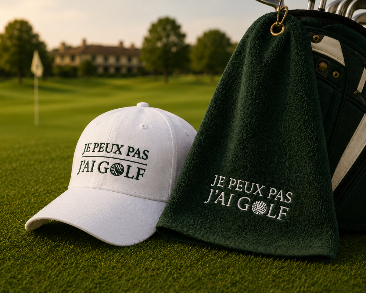 Bundle Casquette + Serviette — Je Peux Pas J'Ai Golf