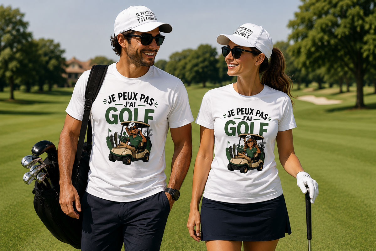 Bundle Casquette + T-Shirt Homme — Je Peux Pas J'Ai Golf