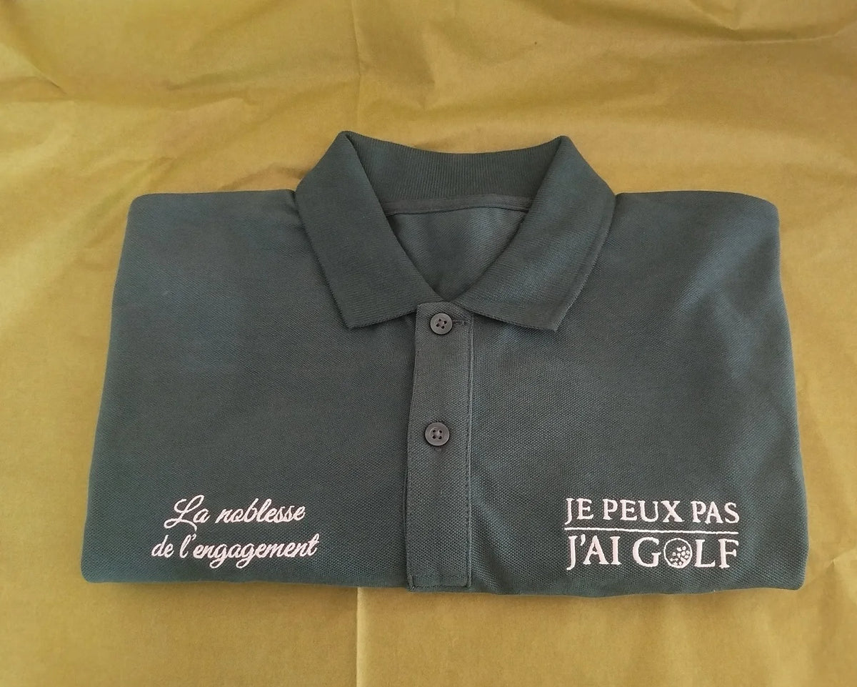 Polo Premium Heritage Vert Forêt