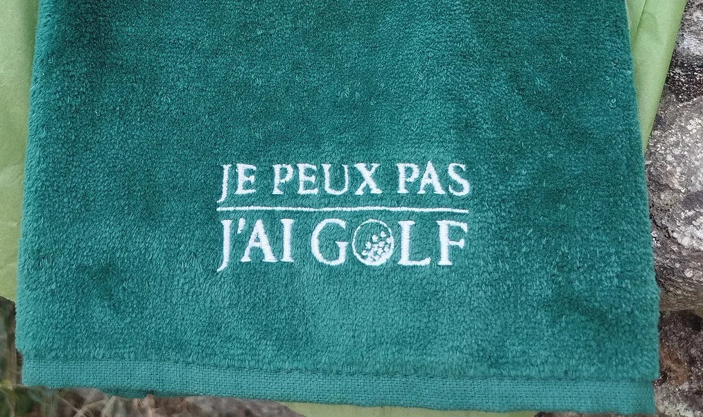 Serviette de Golf — Je Peux Pas J'Ai Golf