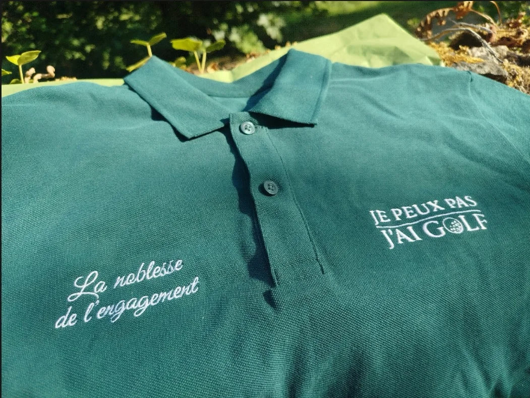 Polo Premium Heritage Vert Forêt